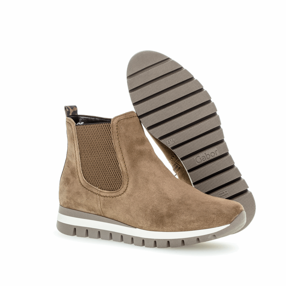 Bottillon Compensé Gabor | Brun Moyen Exclusif